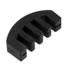 5pcs Black 5-Prong Rubber 4/4 Violin Silencers Fiddle Practice Mutes