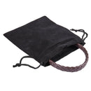 Handmade leather bracelet 22.5cm long brown F9M2