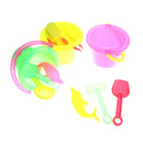 4pcs Beach Sand Tools Toys Bucket Set For Toddler Kids Outdoor Toys NTEO JC%o