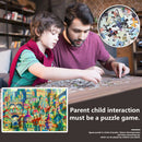 1000pcs DIY Crowded House Puzzle Educational Learning Assembling Toys Craft A