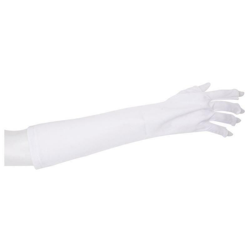 Pair Nail Art UV Gel Anti-ultraviolet Protection Open-toed Glove Beauty Cos T5N3