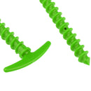 5Pcs/Pack 14.5cm Plastic Tent Peg Nail Tent Stakes for Outdoor Camping Green