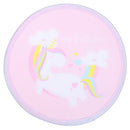 Polyester Cartoon Mini Round Portable Fan Folding Pocket Wallet Handheld Fan BX