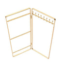 Double Panel Jewelry Display Rack Hanging Earrings Stand Jewelry Organizer A2Q3