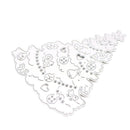Christmas Tree Metal Cutting Die Stencil DIY Scrapbooking Album Paper Card A