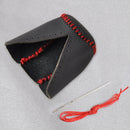 Real Leather 5-Speed Gear Shift Knob Cover fit for Ford Focus MK II III 2004-15