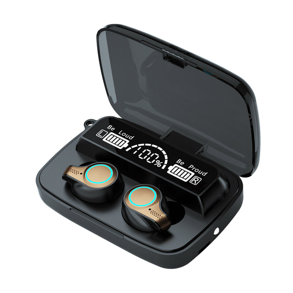 M18 Bluetooth 5.0 Earbuds Wireless Earphones in-Ear Headphones w/ Charging Case