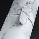 Travel PU Marbling Makeup Brushes Pen Holder Storage Cosmetic Case Box(S) A