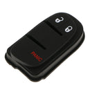 3 Buttons Remote Folding Car Fob Key Case Cover for Dodge Jeep Chrysler