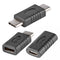 3pcs Pack Type-C USB-C Extension Coupler Adapter Connector Connector Plug