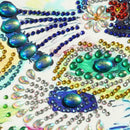 5D DIY Special Shaped Diamond Painting Peafowl Embroidery Mosaic Kit Decor