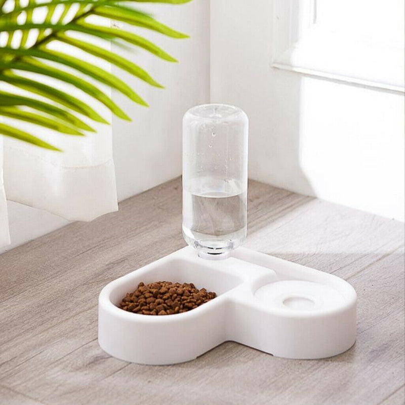 Automatic Pet Feeder Bowl Water Dispenser for Small or Medium Size Dogs Cats