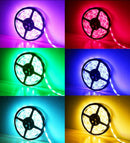 5M RGB 5050 300 LED Tape Strip light SMD 12V DC+ 44 Key IR remote controller Kit