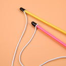 5pcs Plastic Cat Pet Teaser Dragonfly Interactive Stick Toys Wire Chaser Wands