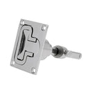 316 Marine Stainless Steel Turning Lock Boat Hatch Handle Flush Hatch Lift