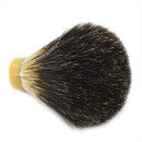 Black Mane Shaving Brush Knot for Diy Shaving Handle Size 22/65Mm Hu Brush  C9B3