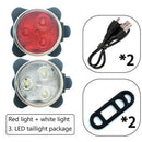 Bike Light Set Super Bright USB RECHARGEABLE Bicycle Lights Waterproof IPX4B Kw