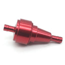 8mm Petrol Gas Fuel Filter Aluminium for Motorbike ATV Quad Inline Red