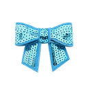 10pcs New Embroidered Sequin Bows Glitter Tie Hairpin Accessories HeadbandsJ,a