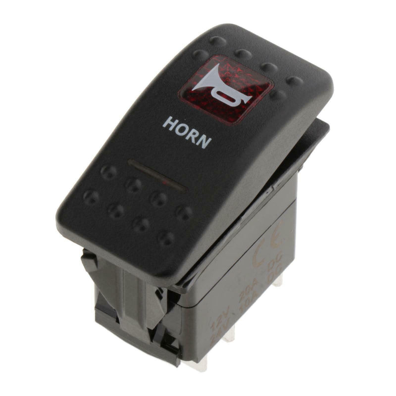 Performance 12V Toggle Horn Switch Car Boat Speaker Press Button Accessories