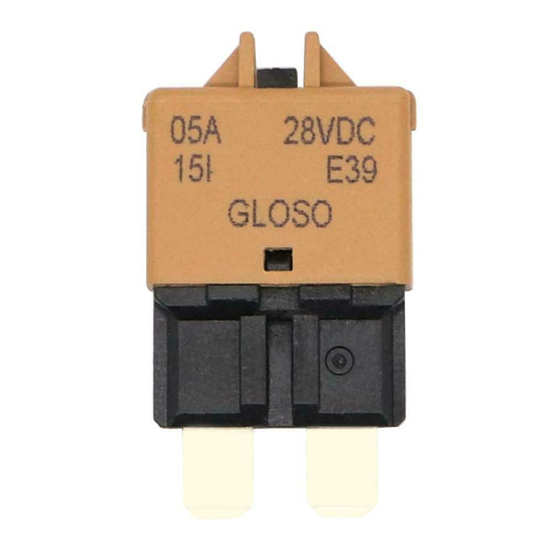 DC32V Manual Reset ATC Circuit Breaker Blade Fuse for Car Boat(5A Brown)