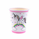 12pcs cups disposable paper cups kids birthday party supplies BX