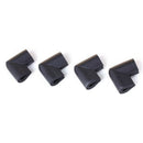 4pcs Bumper Corner Protectors by Table Edge Baby Safety Black