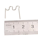 100x Wave Shape Hot Staple Pre Cut 0.8mm Plastic Stapler Repair Kits Welders