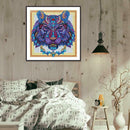 5D DIY Special Shaped Diamond Painting Lion Head Cross Stitch Mosaic Kits
