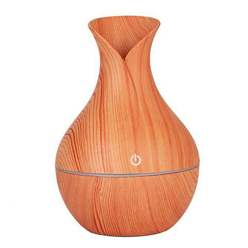 Essential Humidifier Aroma Oil Diffuser Wood Grain Ultrasonic Wood Air Humi X3N4