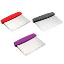Stainless Steel Metal Griddle Scraper Chopper Dough Cutter Bread Dough bakin Bj