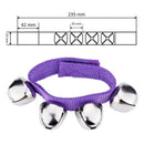 20 Wrists With Jingle Bells Music Rhythm Toys, Random Colors, School InstrumY5A7
