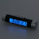Mini LCD Light Digital Clock Thermometer Temperature Temp Clip Inter a1J Gw