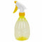500ML Empty Plastic Spray Bottle Watering Cleaning Garden Sprayer (Yellow)