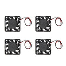4pcs DC Mini Desktop Cooling Fan Radiator Cooler Silent Fan For Desktop Case