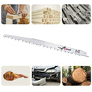 2pcs Home Portable Woodworking Reciprocating Saw Blades for Wood Cutting