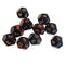 10pieces 12 Sided Dice D12 Polyhedral Dice For  Red