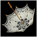 Victorian umbrella umbrella lace wedding bride umbrella Ivory 30x51cm