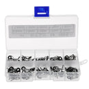 100pcs Fishing Top Rings DIY Pole Repair Kit Line Guides Eyes 0.9mm/ 1.0mm/