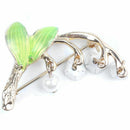 fashion women New Jewelry Small fresh plant brooch collar clothes accessorieZ2Z6