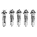 M5 x 37mm HEAVY DUTY METAL CAVITY WALL FIXINGS ANCHORS PLUGS (5x)