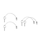 4pcs 316 Stainless Boat Top Quick Release Ball Spring Pin with For Marine Boat