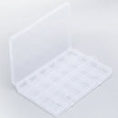 24 Slots Transparent Rectangle Beads Earrings Jewelry Storage Box Case Organi Nw