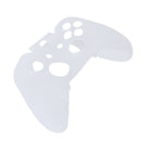 White Silicone Skin Case Cover + 2 Caps for XBOX ONE Game Controller Joystick