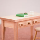 1/12 Miniatures Unpainted Table And Chair Set Furniture Room DIY Ornaments