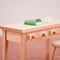 1/12 Miniatures Unpainted Table And Chair Set Furniture Room DIY Ornaments