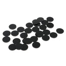 30x Round Black Plastic Bases 22mm - for Infinity,  RPG Wargaming