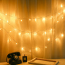 4.35m 40LED Curtain Light String Icicle Light USB Powered Xmas Party Decor A