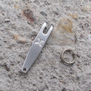 Mini EDC Gear Pocket Suspension Clip Hanger Key Ring Carabiner Quicklink Tool