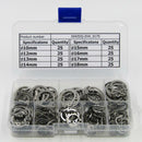 200pcs 304 Stainless Steel External Retaining Rings, Circlips for shaft-type A